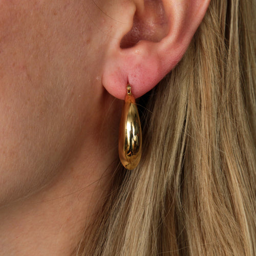 Boucles d'oreilles Boucles d'oreilles créoles en or jaune 18 carats 58 Facettes BO/220120