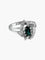 Bague 59 Bague "Étreinte" en or blanc et diamants avec saphir ovale 58 Facettes 24921
