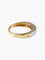 Bague 54 Bague alliance trois lignes pavées en or jaune 18k et diamants 58 Facettes BO/130069