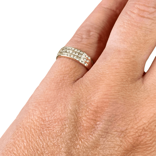 Bague 50 Bague diamants en or 18 carats (0,33 ct) 58 Facettes 331