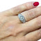Bague 56 Bague solitaire illusion en or 18 carats et diamants 58 Facettes 296