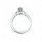 Bague 54 Solitaire - Bague en or blanc 18 carats avec diamant 0,35 ct 58 Facettes 282