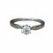 Bague 54 Solitaire - Bague en or blanc 18 carats avec diamant 0,35 ct 58 Facettes 282