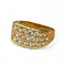 Bague 54 Carl Bucherer - Bague pavée de diamants en or jaune 18 carats 58 Facettes 312