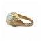 Bague 51 Bague ancienne ajourée en or 18 carats sertie d’une opale cabochon 58 Facettes 321