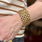 Bracelet Bracelet manchette vintage à maille fleurie souple 58 Facettes REF24083-246