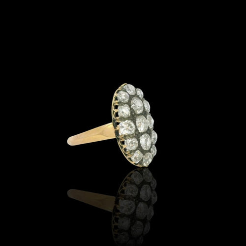 Bracelet Bracelet jonc fin XIXe siècle en or jaune 18k et perles 58 Facettes