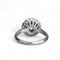 Bague 52 Bague halo en or blanc 18 carats et diamants 58 Facettes 369