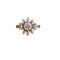 Bague 51 Bague marguerite en or blanc 18 carats et diamants 58 Facettes 372