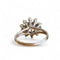 Bague 51 Bague marguerite en or blanc 18 carats et diamants 58 Facettes 372