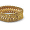 Bracelet Manchette libellule souple en or jaune 18K 58 Facettes REF2540CF-307