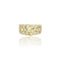 Bague 55 Bague en or jaune 18k avec dégradé de diamants 58 Facettes