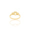Bague 53 Bague - Taille émeraude en or jaune 18k et diamants 58 Facettes