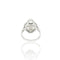 Bague 54.5 Bague Toi et moi en or blanc 18k et diamants 58 Facettes