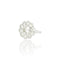 Bague 53 Bague cluster en or blanc 18k et diamants (1,98 ct env.) 58 Facettes