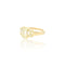 Bague 52.5 Bague trilogy en or jaune 18k et diamants taille émeraude 58 Facettes
