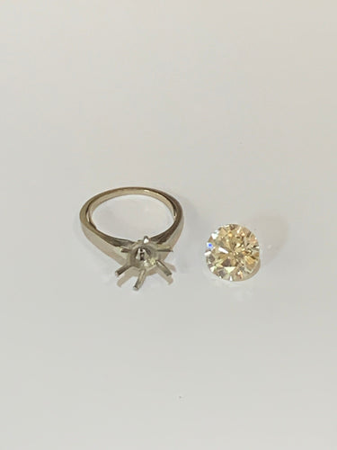 Bague Diamant - Taille brillant 4,65 carats (certificat LFG) 58 Facettes BD210