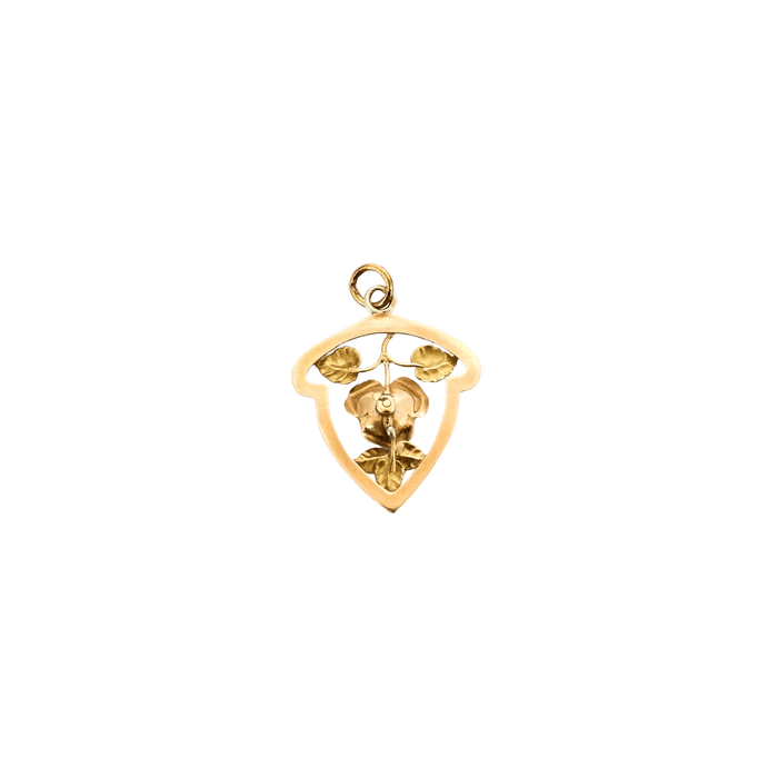 Pendentif Pendentif 3 ors en forme de bouclier 58 Facettes LP951