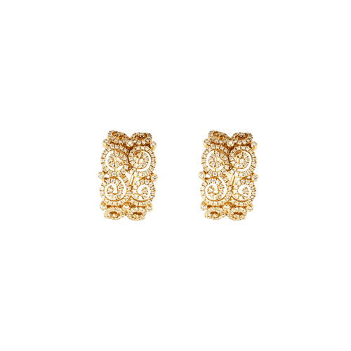 Boucles d'oreilles Boucles d'oreilles Torsade Diamants 58 Facettes