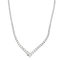 Collier Collier Tennis or blanc et diamants 58 Facettes