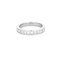 Bague 54 Demie alliance or blanc diamants 58 Facettes 311955