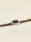 Collier Hermès Glenan - Collier en argent 925 et cuir marron 58 Facettes 1206.9