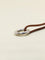 Collier Hermès Glenan - Collier en argent 925 et cuir marron 58 Facettes 1206.9