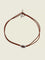 Collier Hermès Glenan - Collier en argent 925 et cuir marron 58 Facettes 1206.9