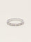 Bague 54 Chaumet Bee My Love - Alliance en or blanc avec diamants 58 Facettes 1208.2