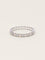 Bague 54 Chaumet Bee My Love - Alliance en or blanc avec diamants 58 Facettes 1208.2