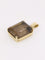 Pendentif André Vassort - Pendentif en or jaune 18 ct et quartz fumé 40 carats 58 Facettes 1190.9