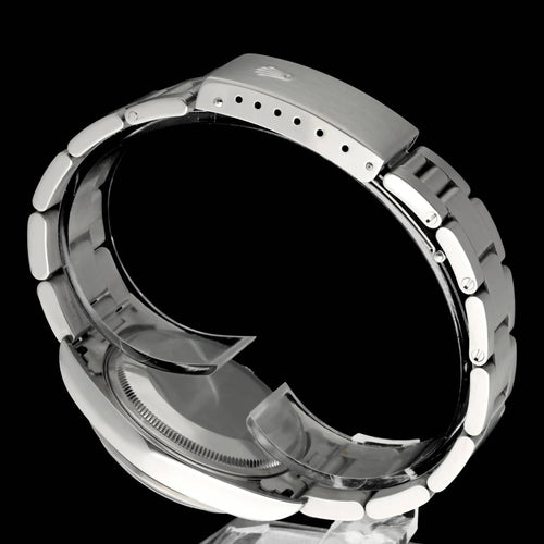 Montre Rolex Air King Precision - Montre automatique 34 mm en acier (réf. 14000M) 58 Facettes ROL/AIK/187