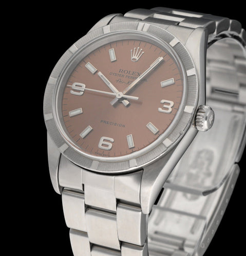 Montre Rolex Air King Precision 14010 - Montre automatique en acier 34 mm, 2000 58 Facettes ROL/AIK/195