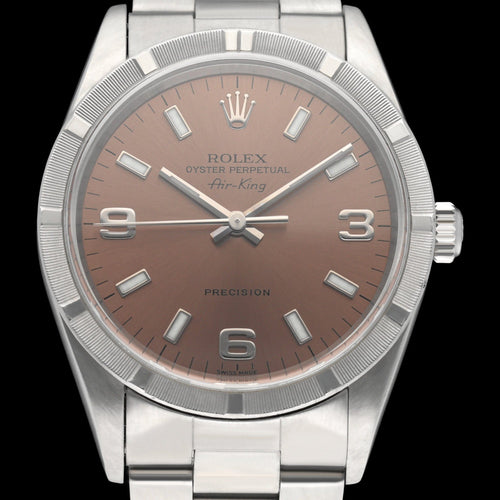 Montre Rolex Air King Precision 14010 - Montre automatique en acier 34 mm, 2000 58 Facettes ROL/AIK/195