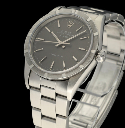 Montre Rolex Air-King Precision - Montre automatique en acier, réf. 14010 (1993) 58 Facettes ROL/AIK/196