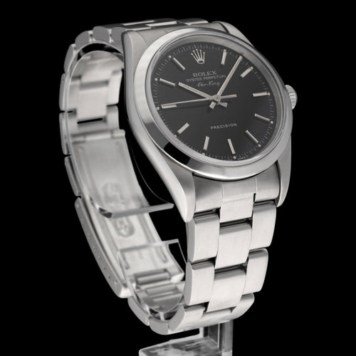 Montre Rolex Air-King Precision - Montre automatique réf. 14000 acier, 34 mm (1997) 58 Facettes ROL/AIK/200