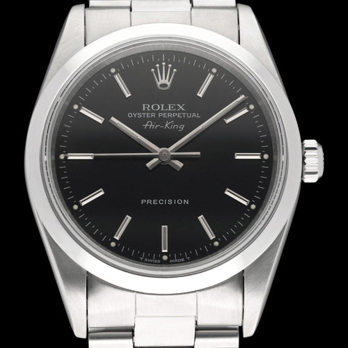 Montre Rolex Air-King Precision - Montre automatique réf. 14000 acier, 34 mm (1997) 58 Facettes ROL/AIK/200