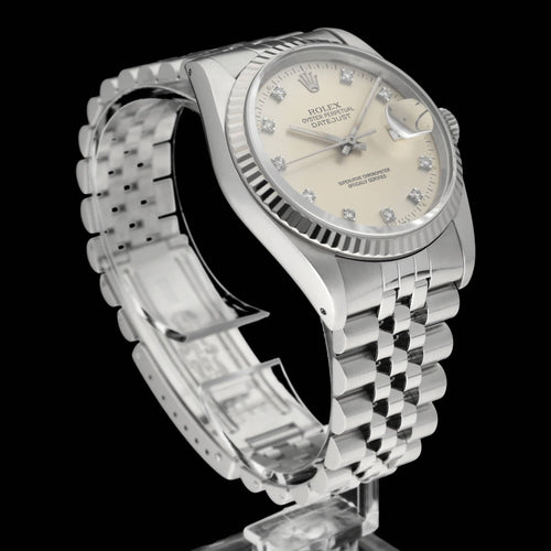 Montre Rolex Datejust - Montre automatique réf. 16234G 36 mm (1989) 58 Facettes ROL/DJ1/1202