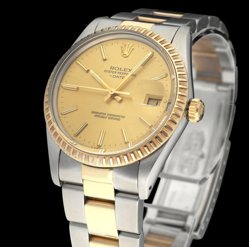 Montre Rolex Oyster Perpetual Date 15053 - Montre automatique 34 mm 58 Facettes ROL/OPD/263