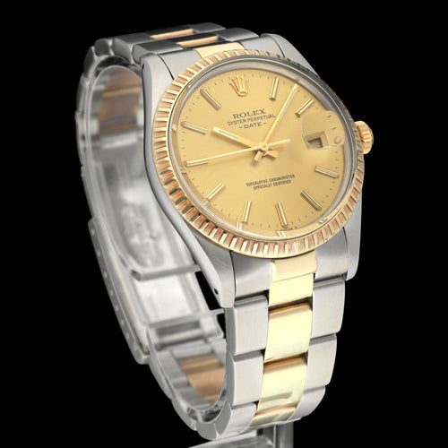 Montre Rolex Oyster Perpetual Date 15053 - Montre automatique 34 mm 58 Facettes ROL/OPD/263