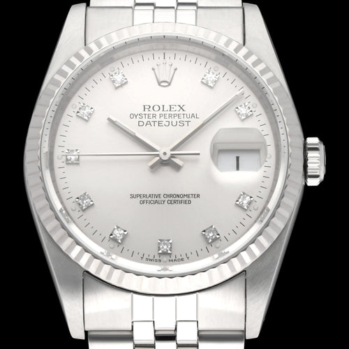 Montre Rolex Datejust - Montre automatique réf. 16234G 36 mm (1989) 58 Facettes ROL/DJ1/1206