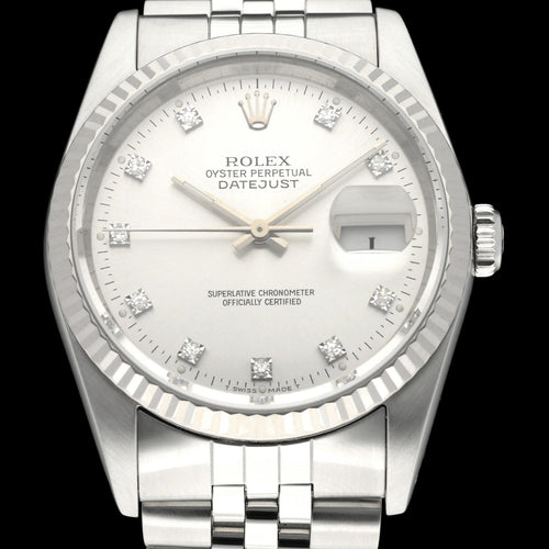 Montre Rolex Datejust - Montre automatique réf. 16234G (1989) 36 mm 58 Facettes ROL/DJ1/1214
