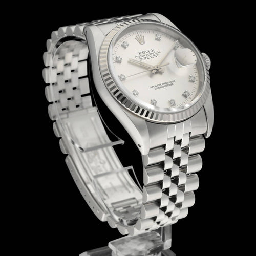 Montre Rolex Datejust - Montre automatique réf. 16234G (1989) 36 mm 58 Facettes ROL/DJ1/1214