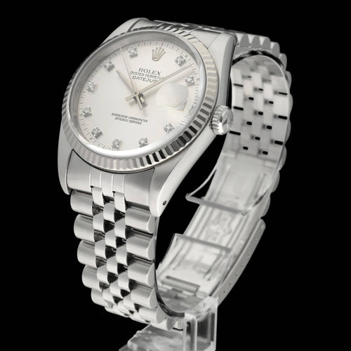 Montre Rolex Datejust - Montre automatique réf. 16234G (1989) 36 mm 58 Facettes ROL/DJ1/1214