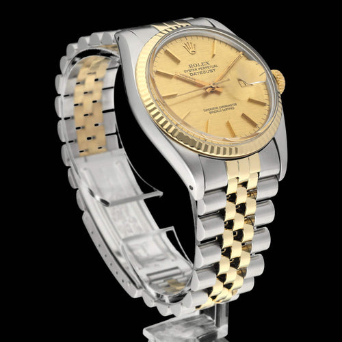 Montre Rolex Datejust 16013 - Montre automatique 36 mm, cadran lin, boîte et papiers (1978) 58 Facettes ROL/DJ1/1219