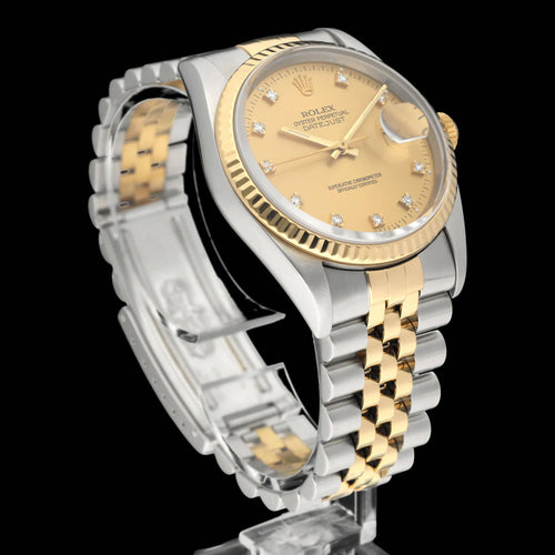Montre Rolex Datejust - Montre 16233G 36 mm en acier et or (1994) 58 Facettes ROL/DJ1/1222