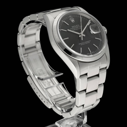 Montre Rolex Datejust 16200 - Montre 36 mm en acier (2003) avec boîte et papiers 58 Facettes ROL/DJ1/1230