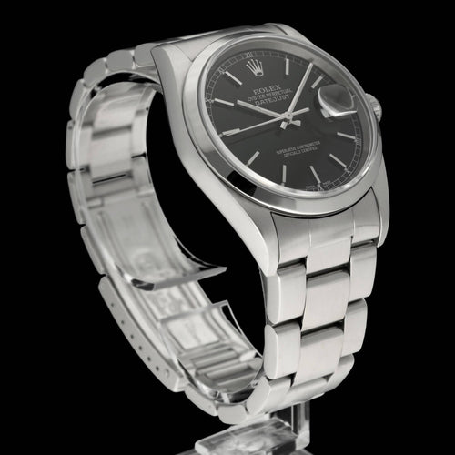 Montre Rolex Datejust 16200 - Montre 36 mm en acier (2003) avec boîte et papiers 58 Facettes ROL/DJ1/1230