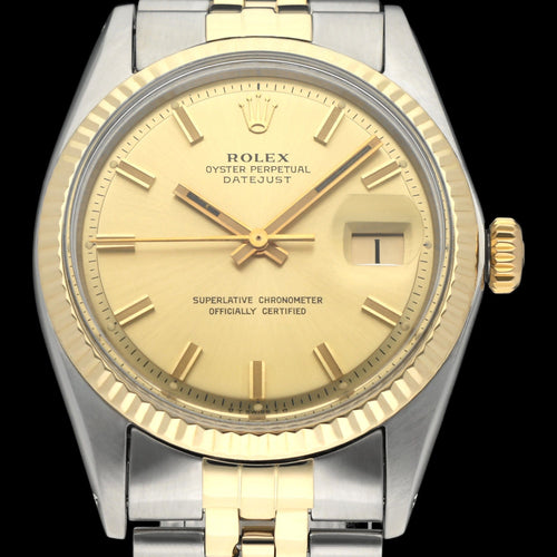 Montre Rolex Datejust 1601 - Montre 36 mm en or et acier (1973) 58 Facettes ROL/DJ1/1236