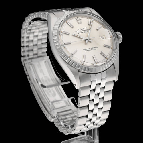 Montre Rolex Datejust 1603 - Montre automatique 36 mm en acier (1970), boîte et papiers 58 Facettes ROL/DJ1/1264